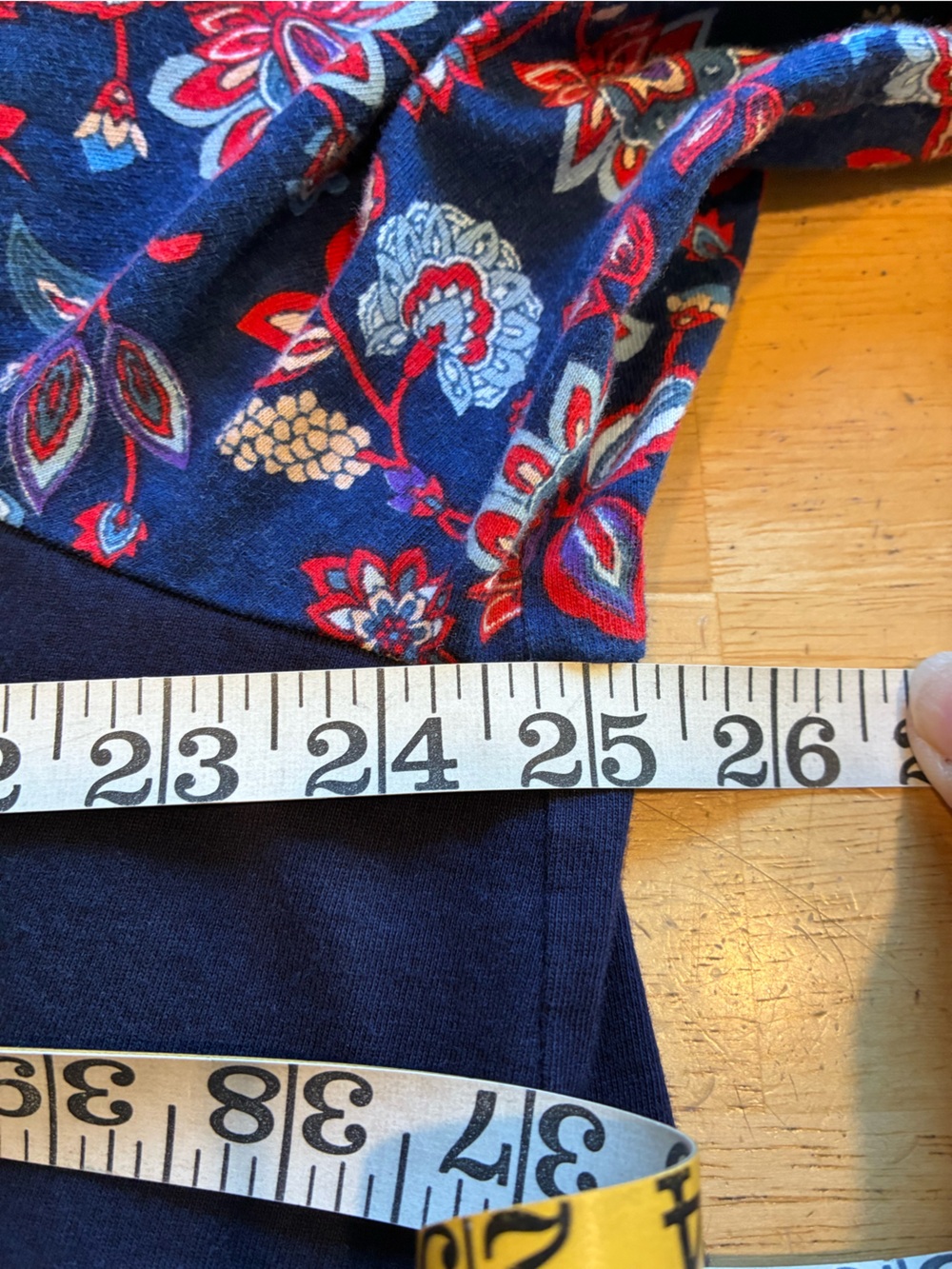 Ulla Popken Dark Navy Cotton Tunic Size 20/22 - Picture 8 of 9